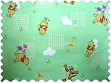 SheetWorld Pooh Green Fabric - By The Yard