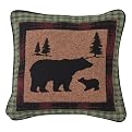 Bear Lodge Reversible Pillow - Bear