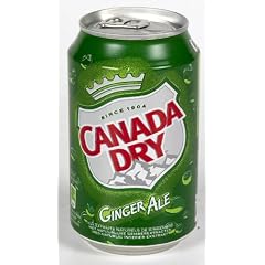 Canada Dry (box) 24 x 33 cl, original Abf�llung. F�r BBQ, Oktoberfest und Party!!