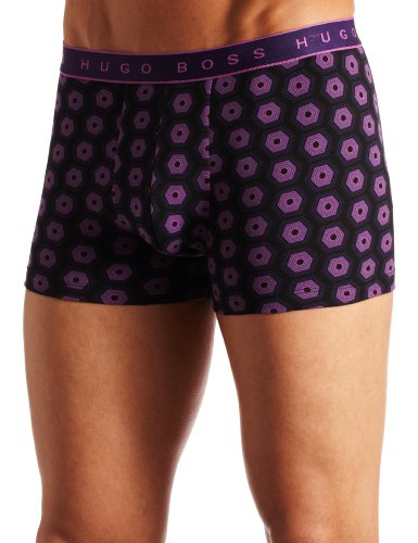 HUGO BOSS Men's Color Pattern Boxer Shorts, Purple, 
