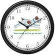 Jack Russell (Parson's) Terrier Dog Cartoon or Comic - JP Animal Wall Clock by WatchBuddy Timepieces (White Frame)