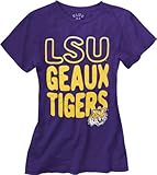 LSU Tigers Women's Purple Twain Dyed Slub Knit T-Shirt LSU Tigers Women's Purple Twain Dyed Slub Knit T-Shirt