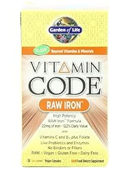 Garden of Life Vitamin Code, Raw Iron, 30 Capsules