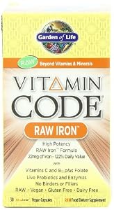 Garden of Life Vitamin Code, Raw Iron, 30 Capsules