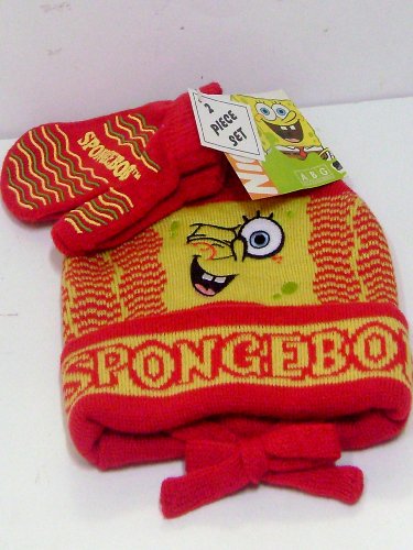 Comfy Spongebob Toddler Red Pc. Winter Set