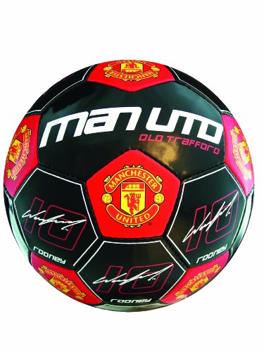 Manchester United Signature Ball - Red And Black, Size 5