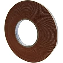 Saint-Gobain 100S Strip-N-Stick Silicone Gasket Tape, 1/8" Thick x 1" Wide x 30 Feet Long, 1 Roll