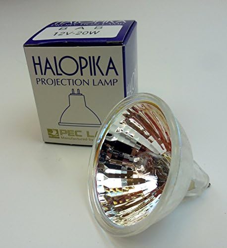 BAB Mr16 Halogen 20 Watt 12v Flood Open Face Halopika PEC Projection Lamp Case of 10
