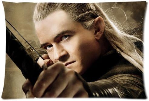 Custom The Hobbit Desolation of Smaug Legolas Pattern Standard Pillowcase Cushion Cover Design 20X30 Two Sides Number-1 by Love Swan Store
