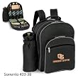 Oregon State Beavers NCAA "Sorrento" Insulated Picnic Backpack (Black/Grey)