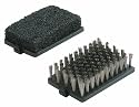 Char-Broil 2185045 Brush Hawg Stainless-Steel and Nylon Grill-Brush Replacement Heads, 2 Count