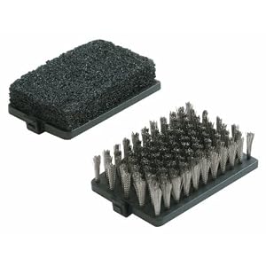 Char-Broil 2185045 Brush Hawg Stainless-Steel and Nylon Grill-Brush Replacement Heads, 2... by Char-broil