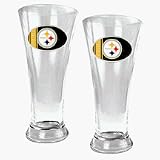 Pittsburgh Steelers 2 Piece 19 oz Pilsner Glass Set