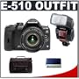 Olympus Evolt E510 10MP Digital SLR Camera with Olympus 14-42mm Zuiko Lens + Olympus FL-36 Electronic Flash + Cameta Incognito 1000 Deluxe SLR Gadget Bag (fits E300, E330, E410, E500 & E510)