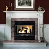 Majestic BC42 Black Royalton 42 Heat Circulating Wood Burning Fireplace from the Royalton Collectio