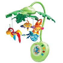 Fisher Price Rainforest Peek-A-Boo Leaves Musical Mobile