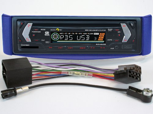 RDS-AUTORADIO für Smart for Two mit UKW/MW, CD/MP3 +USB+SD+AUX-IN -4 x 25W
