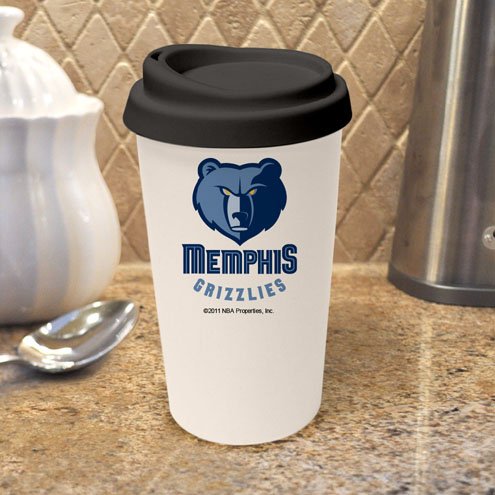 NBA Memphis Grizzlies Logo Travel Mug