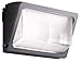 RAB WP2H70QTQR Wallpack 70W, Metal Halide QT HPF Glass Lens Quartz Restrike, Bronze Color