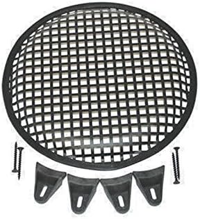 12 INCH SUBWOOFER SPEAKER COVERS WAFFLE MESH GRILL GRILLE PROTECT GUARD W/ Clips