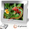 Cytem VX8-album silber, Digitaler Bilderrahmen 20,3 cm (8 Zoll) (800x600 / 4:3), Echte Zufallswiedergabe, Ordnerbasierte Diaschau, Diaschau Fortsetzen nach Standby