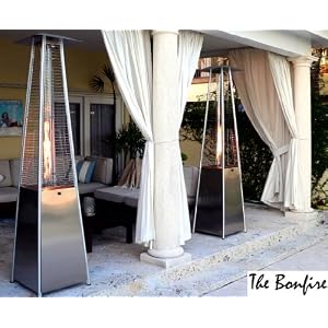 The Bonfire Patio and Deck Gas Heater, Natural Gas Burner by 