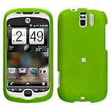 Fosmon Green Rubberized Snap-On Hard Case for HTC MyTouch 3G Slide