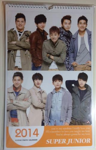 Super Junior 2014 K-star Photo Wall Calendar