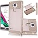 EC Slim Hybrid Shockproof TPU & Silicone Protective Case for LG G4 Stylus LS770 / LG G Stylo / LG G4 Note - Gold