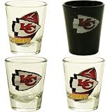 Kansas City Chiefs Four Piece Collector Shot Glass Set