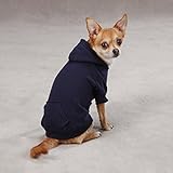 Casual Canine 24-Inch Cotton Basic Dog Hoodie, X-Large, Navy