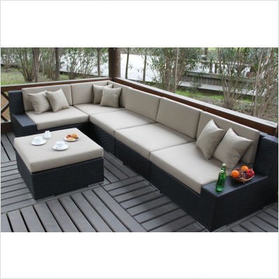 Brazilia 6 Piece Deep Seating Sectional