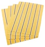DII Cabana Stripe Snapdragon Ribbed Placemat, Set of 4