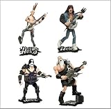 Set of 4 Figures - Guitar Hero - Series 1- McFarlaneIMAGE
