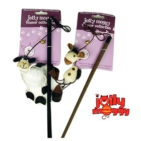 Jolly Moggy Cat Toy Farmyard Teaser