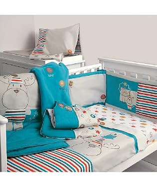 Moose and Bird Coverlet
