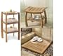New Grade A Teak 3Pc Accessory Set: Shower Bench, Shower Shelf and Floor Mat