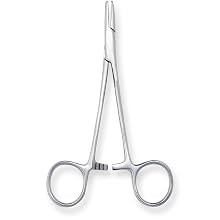 Stainless Steel Non-Sterile Mirror Finish Mayo Hegar Needle Holder for Single Use, 5" Length (Pack of 100)