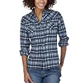 Mossimo Supply Co. Juniors Plaid Top - Blue/Yellow