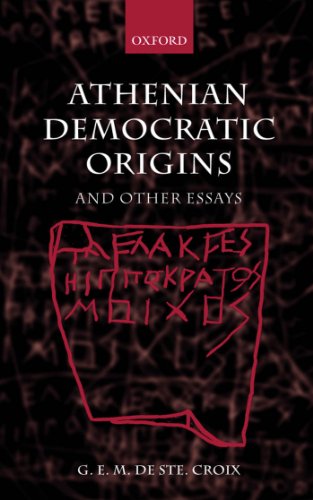 Athenian Democratic Origins: and Other Essays