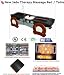 Massage Table FAR Infrared Jade Heat Therapy - 9 Heated Jade Rollers to 160F - Carbon Fiber Panels - 110v Electric Bed