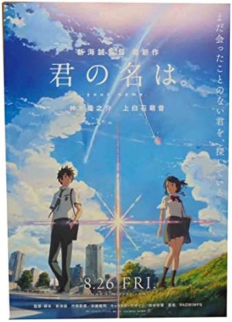 HBLM026 Kimi no Naha Your Name ANIME MOVIE FLYER MINI POSTER JANPANESE