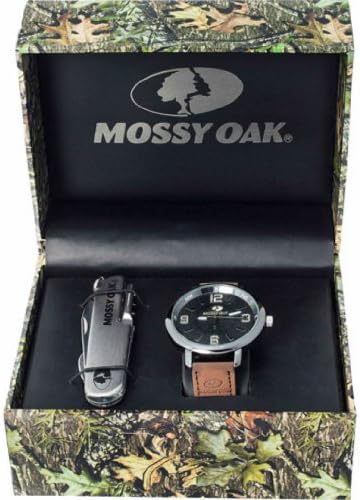 Mossy Oak Watch and Pocket Knife Set Break-Up Infinity