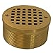 Jones Stephens, JS 3-1/2" IPS Metal Spud with 4" Nickel Bronze Round Strainer - D60986