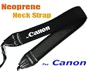 Janco Professional Neoprene Neck Strap for Canon EOS DSLR 5D Mark II, 7D, 50D, 40D, 500D, 450D, 1000D, 1D, 1Ds, 1D Mark II, 1D Mark II N, 1Ds Mark II, 1D Mark III, 1Ds Mark III