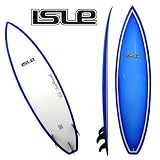 7'2 ISLE EPOXY BIG GUY TRI BLUE RAIL FADE