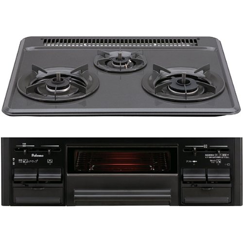 パロマ ビルトインコンロ PD-KN32WP-R プロパンガス用(LPG)　右大バーナー