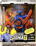 G.I. Joe 8 Inch Commando Sigma 6 - Spinning Flamecutter Ninja Flames Kamakura