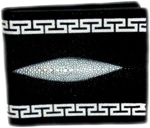 BEAUTIFUL GENUINE STINGRAY LETHER WALLET CLOSED = 3.5 X 4.2 INCHEN OPEN 4.2 X 8.5 INCHEN