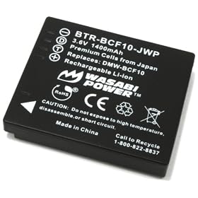 Kinamax 1200mAh DMW-BCG10 Replacement Battery for Panasonic Lumix DMC-ZR1, DMC-ZR3, DMC-ZS5, DMC-ZS7 - Premium Japanese Cells